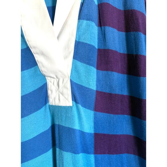 Replica Los Angeles Split Stripe Midi Polo Dress - Picture 4 of 5